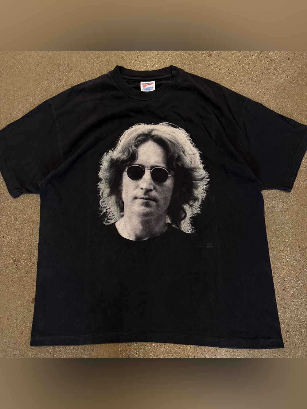 Beatles John Lennon Vintage Vtg Shirt Single Stitched Made in USA Men XL